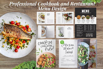 restaurant menu design, food menu card, digital menu board, flyer, pricelist