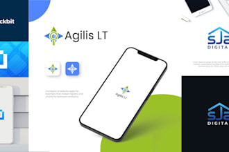 design tech crypto security and technology logo for you