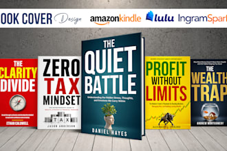 do book cover design, ebook cover design, KDP book cover