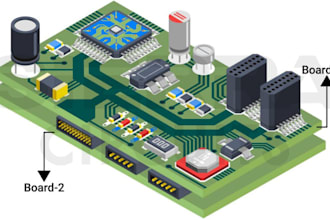 do electronic pcb design, circuit schematic, pcb layout, bom in easyeda, altium