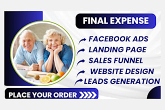 final expense leads final expense landing page website life insurance leads