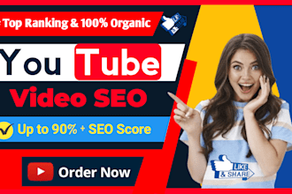 do SEO for youtube videos and rank them on top