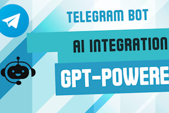 custom telegram bot with gpt and ai integration
