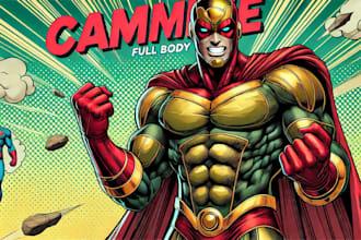 draw your favorite superhero character and comic