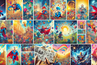 create comics and cartoon illustrations