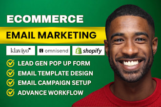 setup shopify omnisend klaviyo flows email template setup klaviyo ecommerce flow