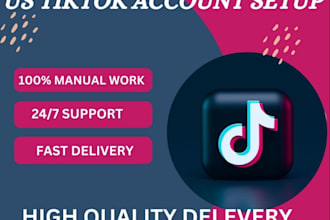 create USA tiktok account, tiktok ads account, tiktok marketing promotion