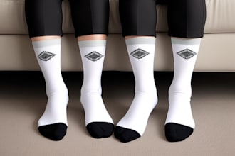 create unique socks design and custom socks design