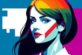 draw your photo to an amazing vector pop art wpap