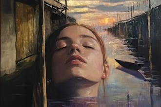 do oil painting on canvas acrylic painting of portrait