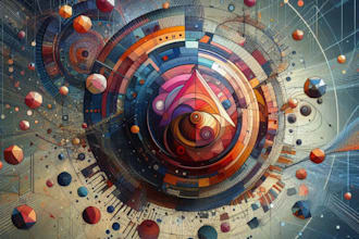 create digital abstract art or illustration art for you