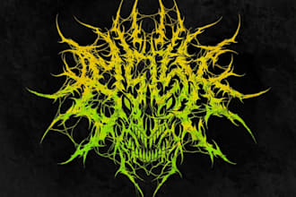 do a metal,hardcore,heavy metal, black metal band logo