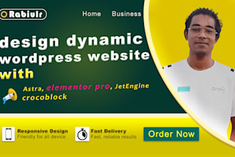 build dynamic directory or listing wordpress website with elementor, crocoblock