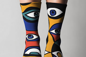 do create unique socks design for your brand
