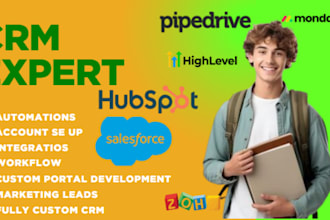 use makecom make automation bitrx24 zapier ai api integration hubspot zoho CRM