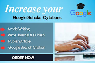 do google scholar citations article writing and publication