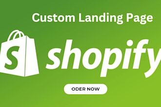 build a custom liquid shopify landing page