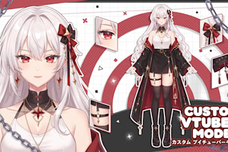 draw high quality vtuber avatar for streaming