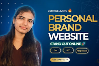 design a high converting personal brand portfolio website