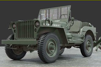 render 3d military jeep wrangler,f1 cars,indy car, military lego design,gta v 5