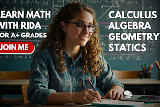 teach you calculus, algebra, probability, statistics from basic to advance