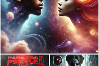create a cartoon style album cover, mixtape, or single cover art for you