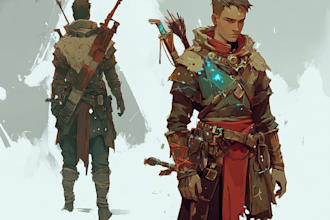 do a wonderful dnd character art