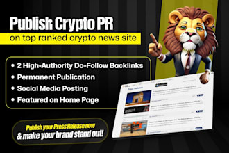 publish your crypto press release with do follow link on coingabbar