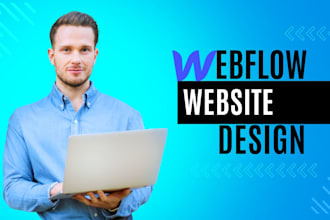 create responsive webflow website design or redesign ecommerce