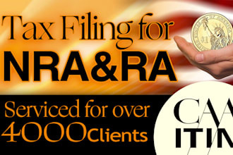 do tax filing for ra and nra