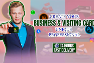 create professional and creative business card design