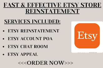 do etsy reinstatement etsy store reinstatement etsy suspension appeal etsy poa