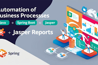 automate business processes with java, spring boot, and jasper reports