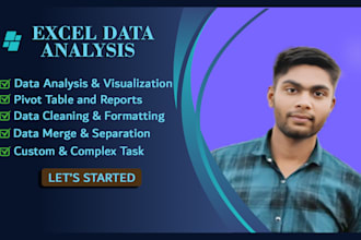 excel data analysis, visualization