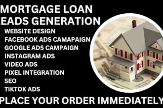 mortgage loan real estate loan leads facebook google ads video ads campaign