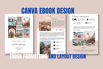 canva ebook design, lead magnet, workbook, ebook formatting and layout design