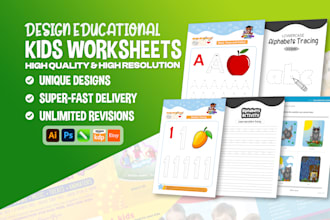 create fun and educational printable worksheets for kids and preschool