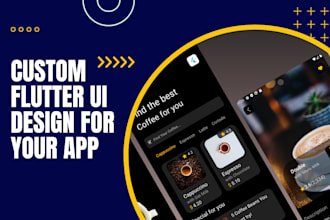 design stunning flutter app UI for your mobile app