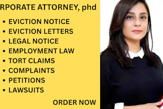 offer expert services in employment law, lease,tort claim, and unlawful eviction