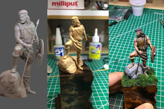 print, paint ship your custom 3d models, miniatures, dnd and warhammer40k