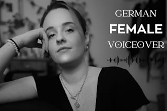 deliver a clear and warm german voice over for ads or audiobooks
