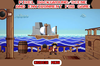 do pixel art animation pixel background animated gif scene tileset, sprite sheet