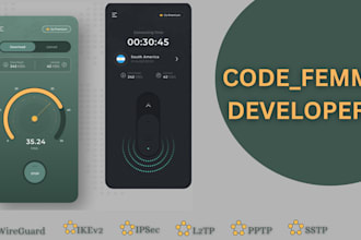 develop a VPN app with admob ads for ios android connected to VPN server
