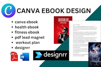 design canva editable health,fitness ebook pdf lead magnet workout plan designrr
