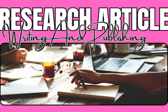write and publish research articles in peer reviewed google scholar journal
