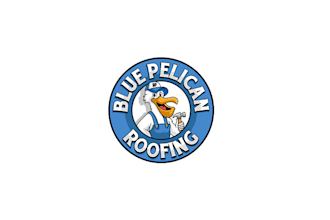 make genuine blue pelican roofing logo