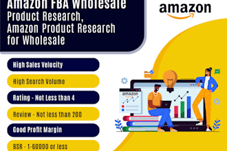 be your expert amazon fba wholesale virtual assistant