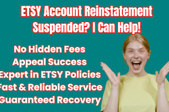 do etsy suspension reinstatement amazon section 3 removal appeal letter poa