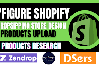 build passive income shopify website dropshipping store via zendrop dsers autods
