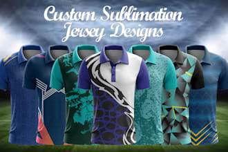 design sublimation jerseys and shirts